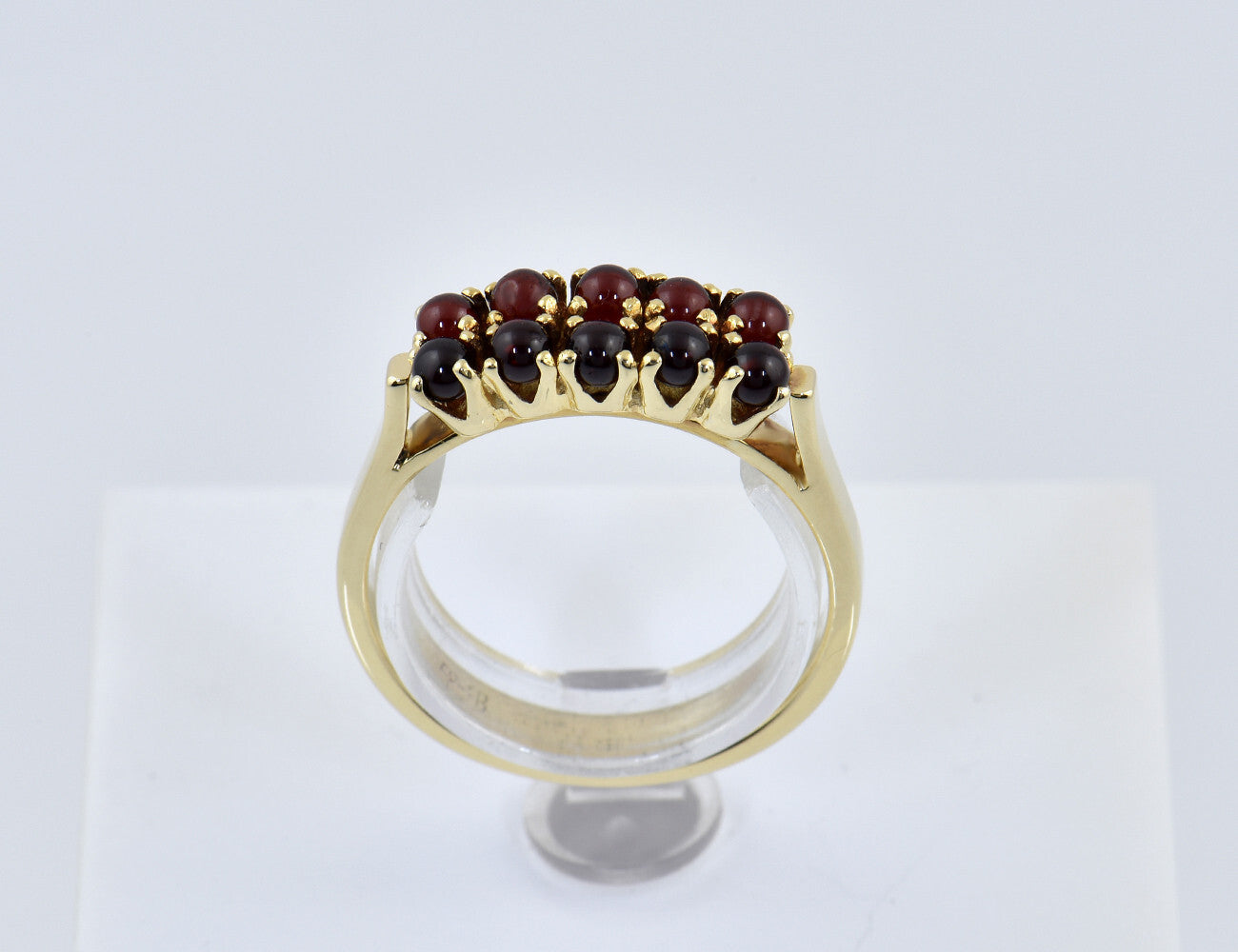 Ring Granat 585/000 14 K Gelbgold