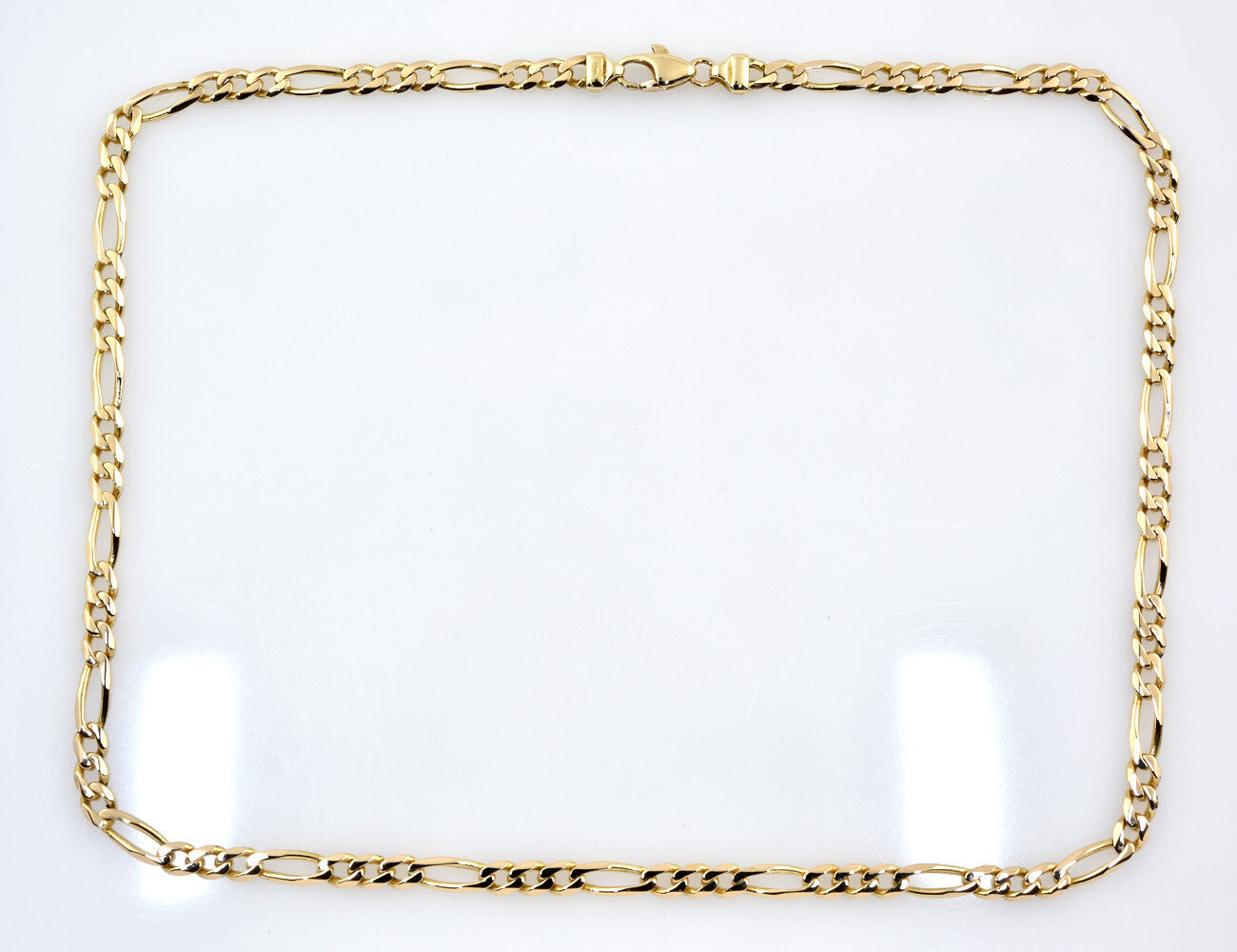 Figarokette 53 cm 585/000 14 K Gelbgold