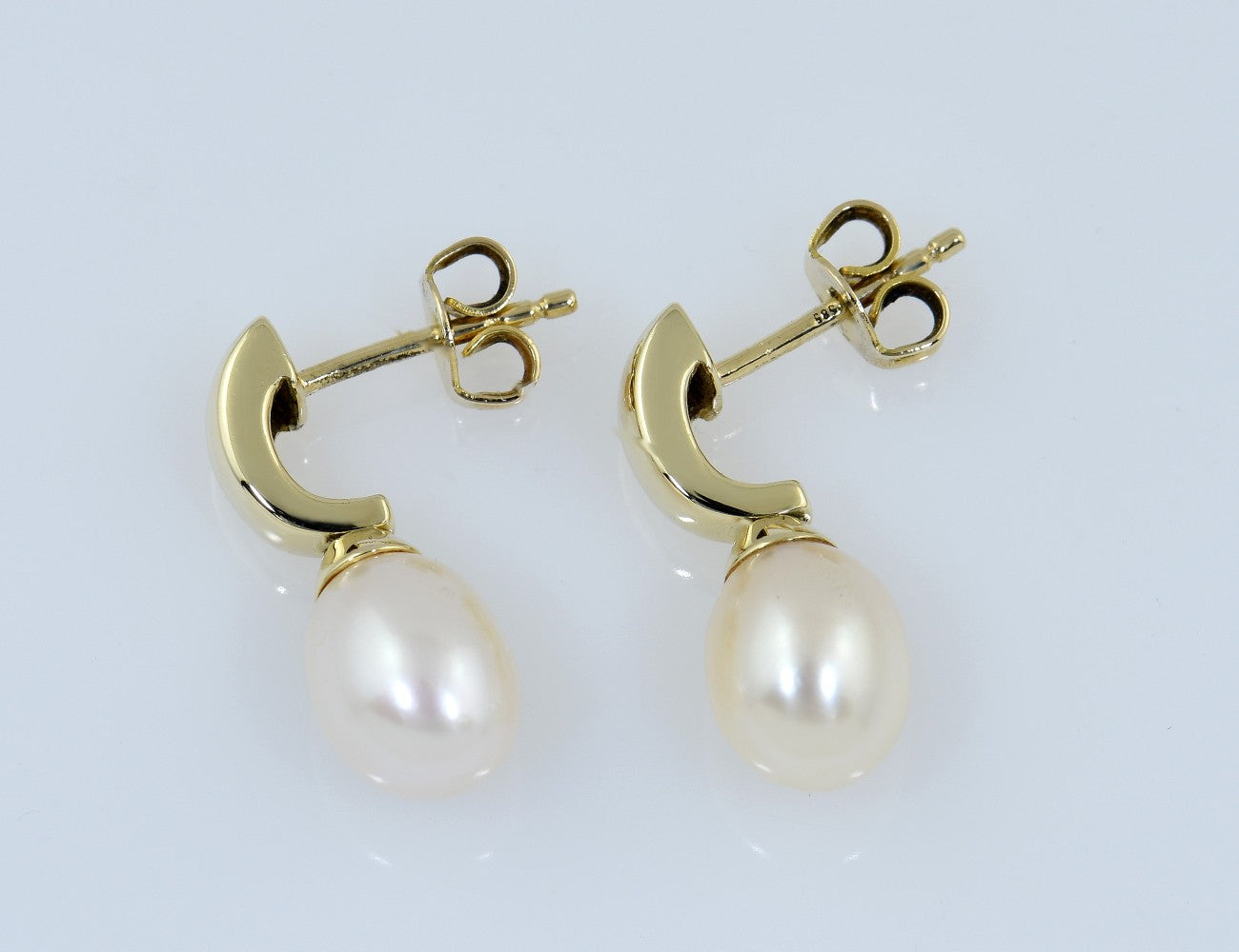 Ohrringe Süßwasser-Perle 585/000 14 K Gelbgold Ohrstecker