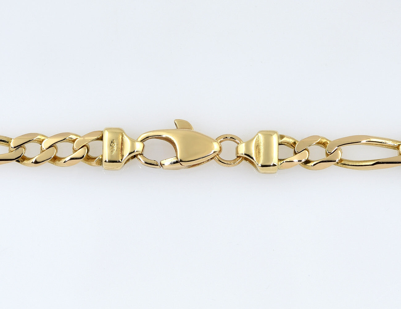 Figarokette 53 cm 585/000 14 K Gelbgold