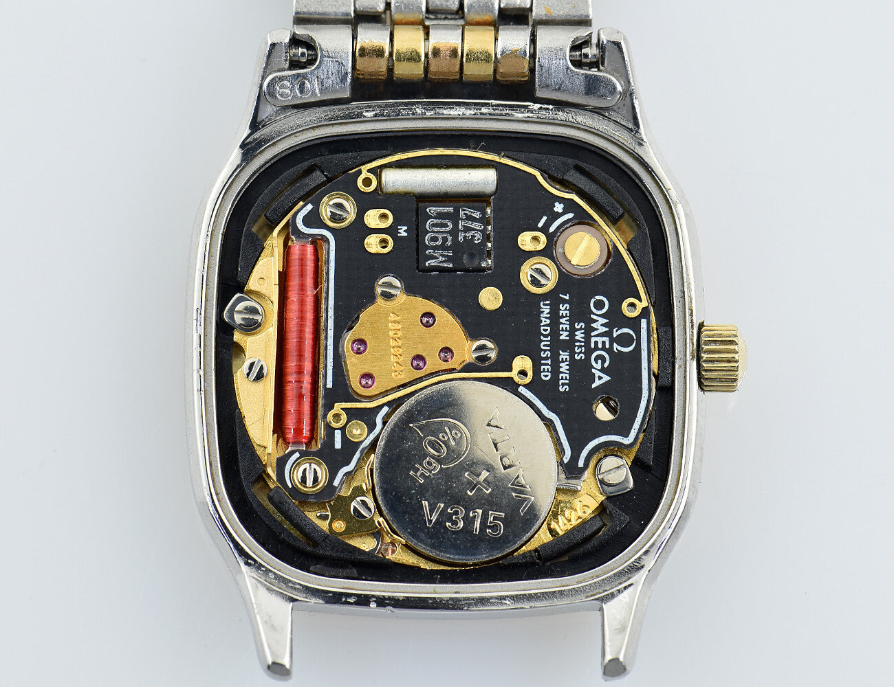 OMEGA Seamaster Damen Quarzuhr Stahl / Gold