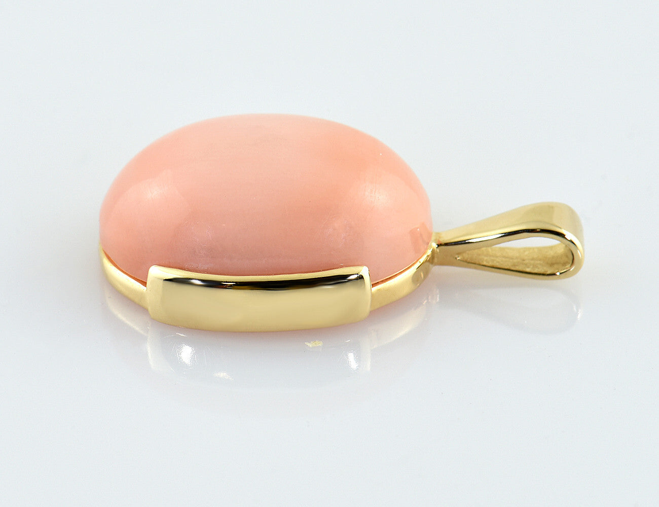Anhänger Koralle 585/000 14 K Gelbgold