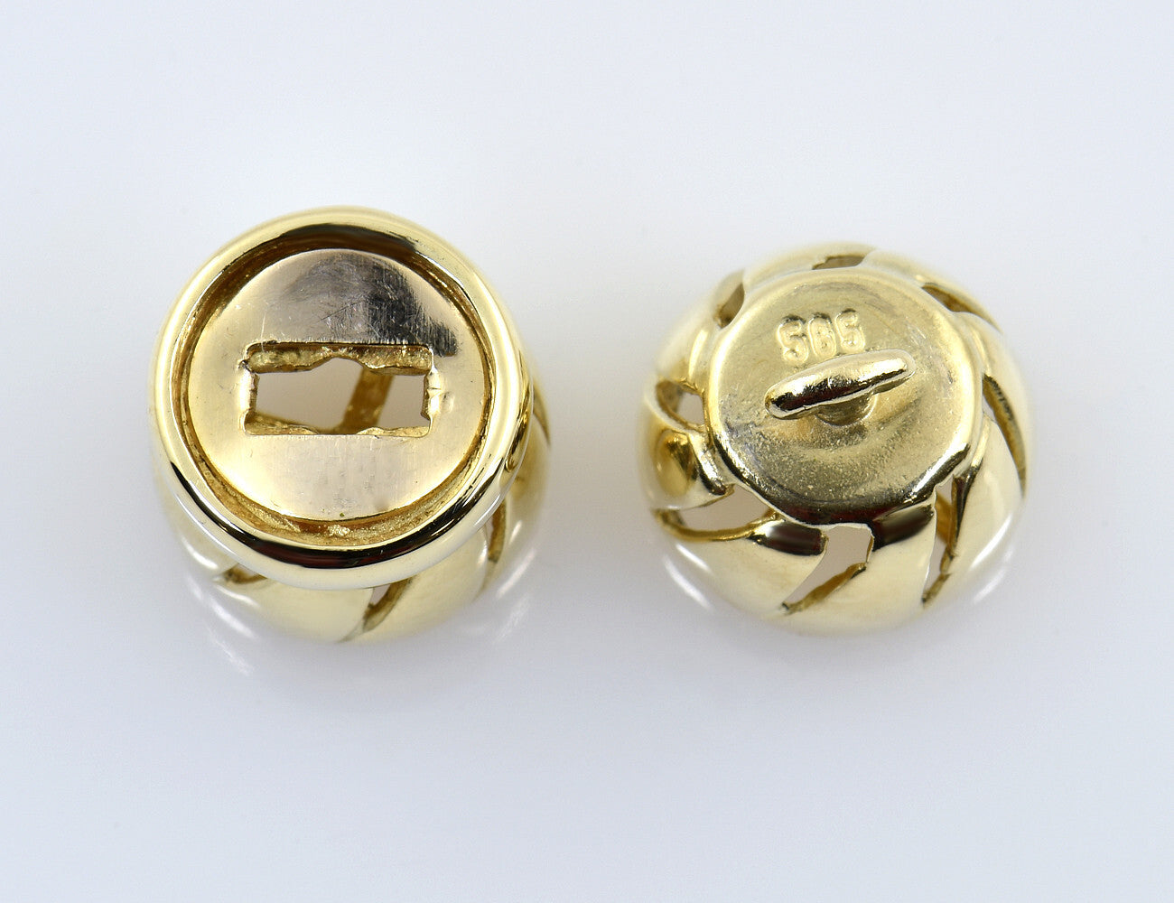 Perlenkettenschloß 585/000 14 K Gelbgold