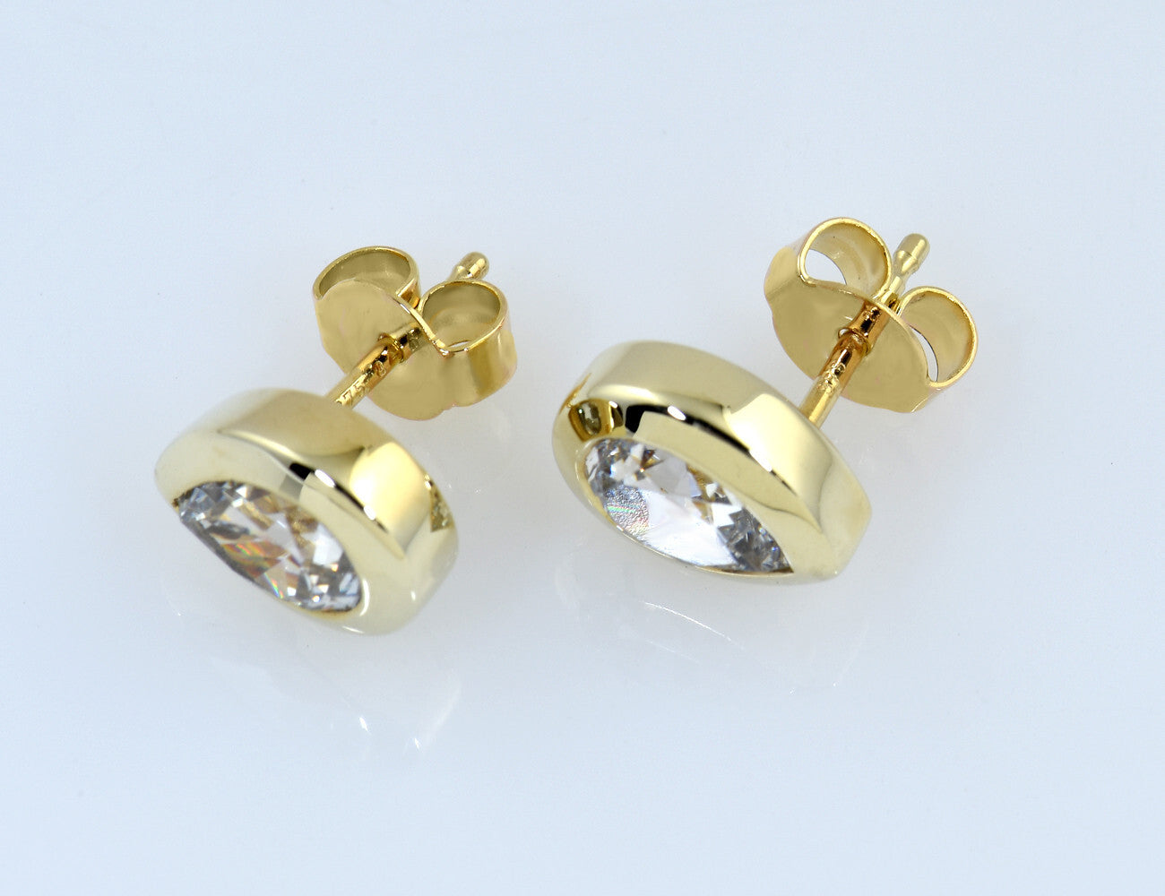 Ohrstecker 375/000 9 K Gelbgold Cubic Zirkonia