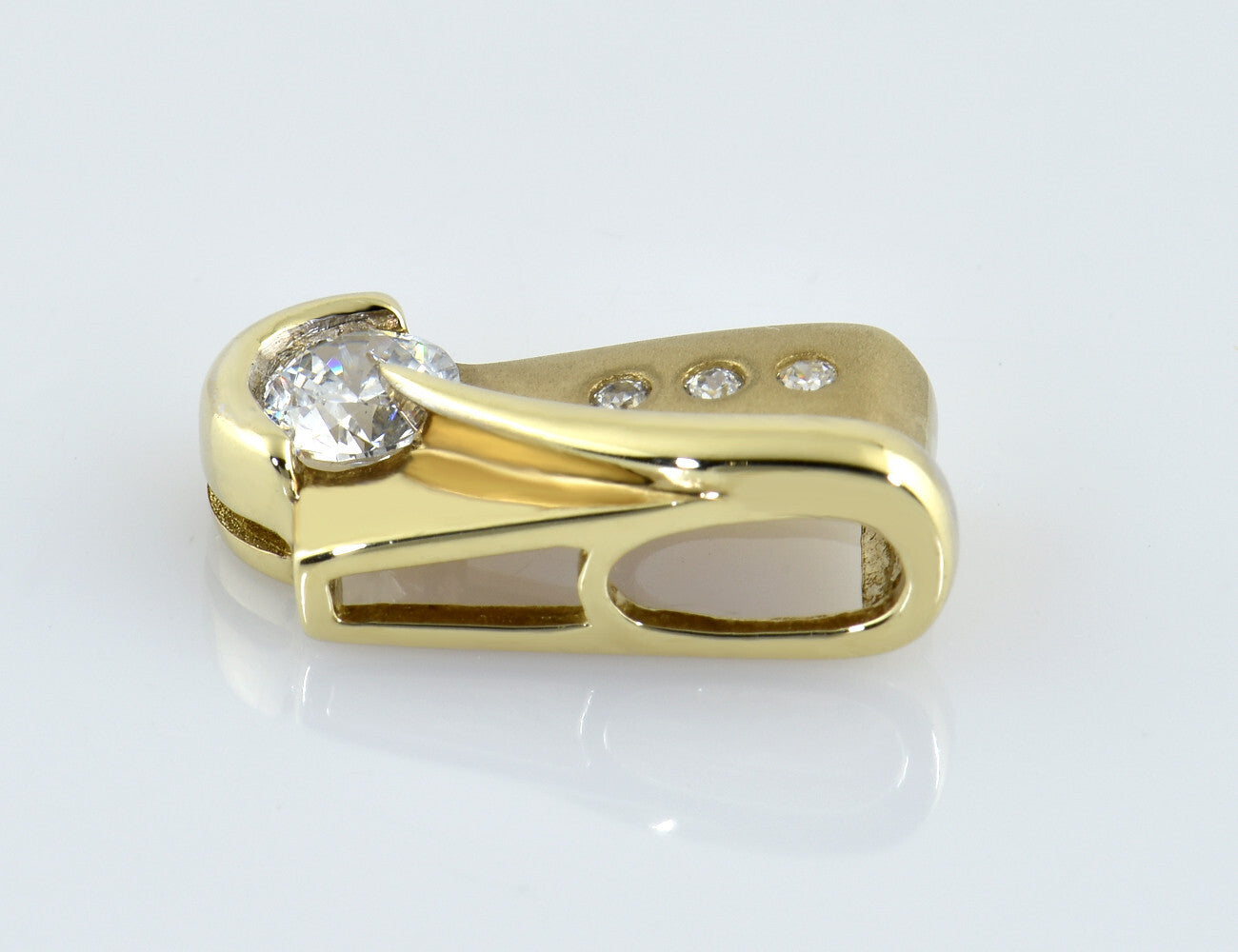 Anhänger 333/000 8 K Gelbgold Zirkonia
