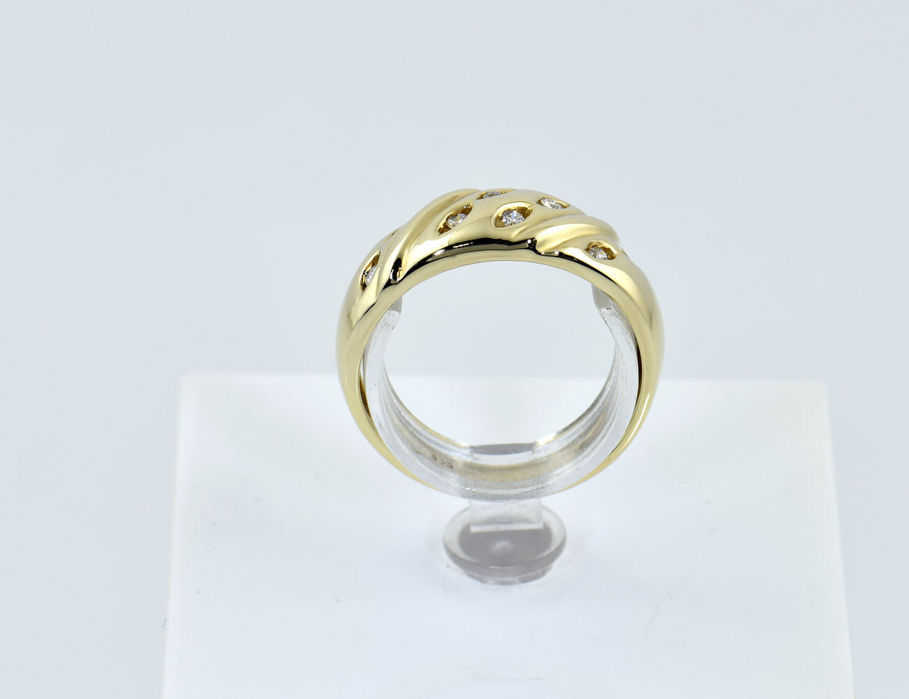 Ring 333/000 8 K Gelbgold Zirkonia