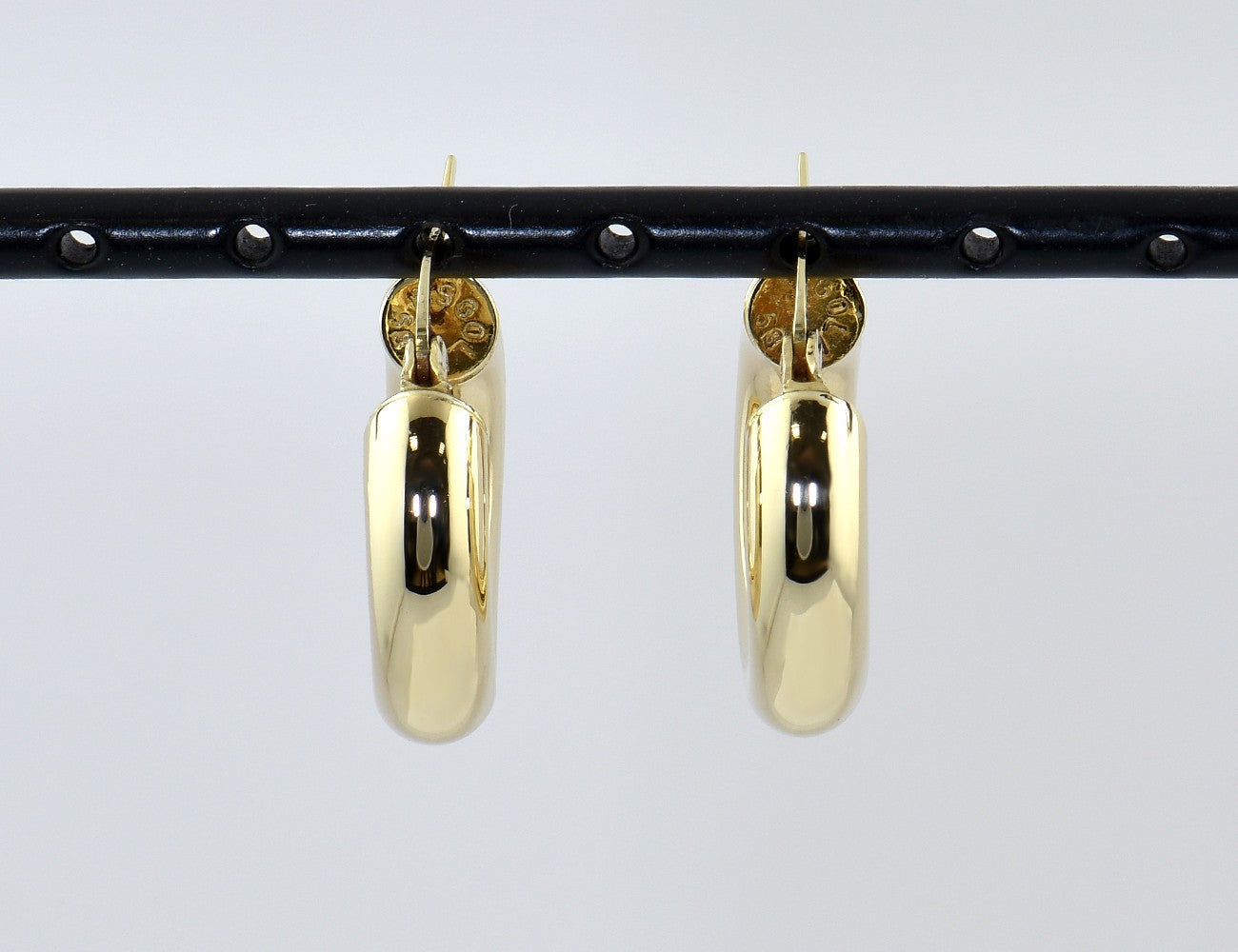 Creolen 585/000 14 K Gelbgold Ohrringe