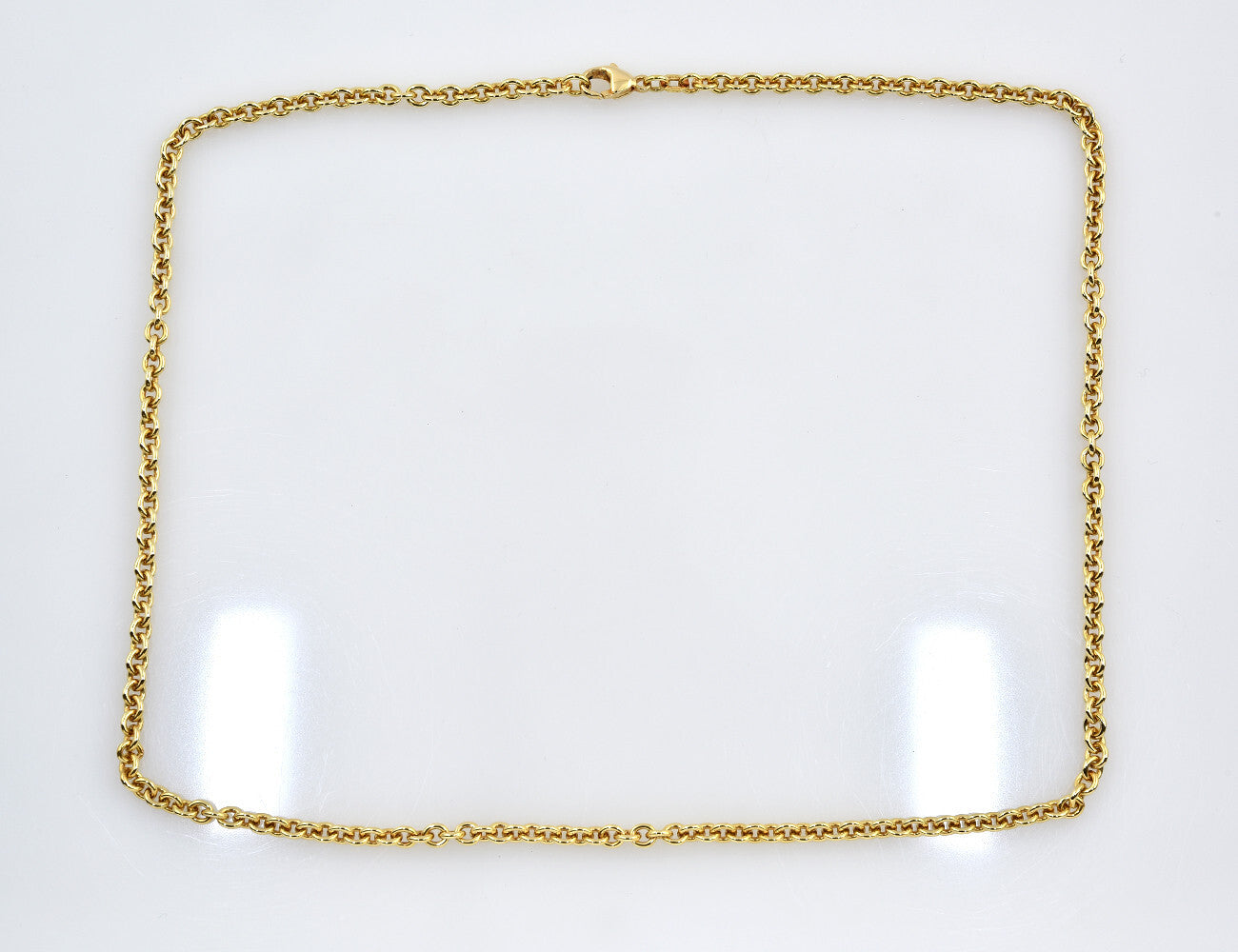 Ankerkette 750/000 18 K Gelbgold, 50 cm lang