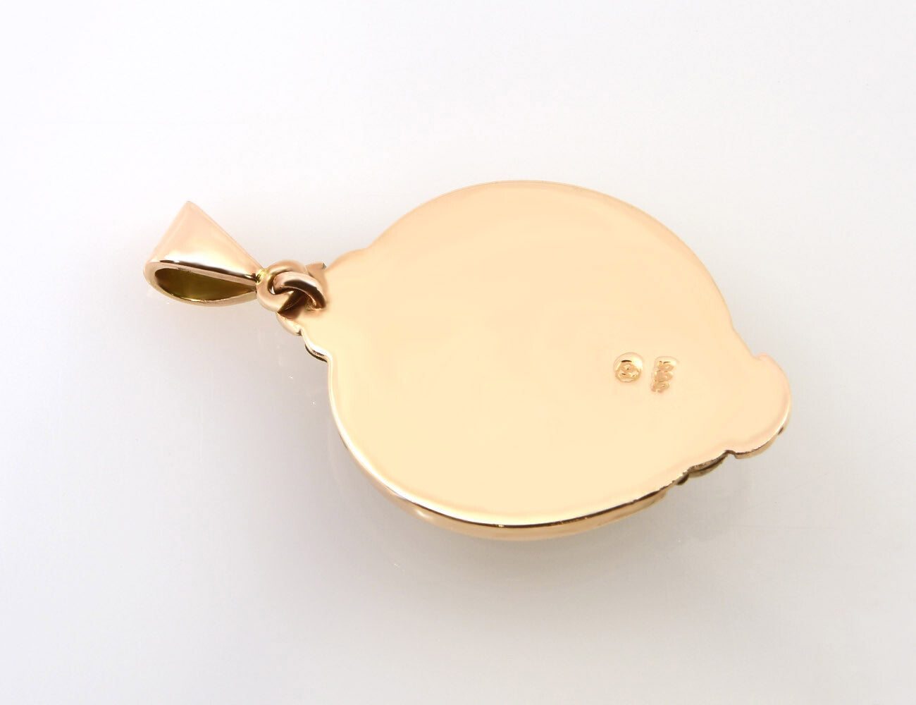 Antiker Anhänger 585/000 14 K Gelbgold Onyx