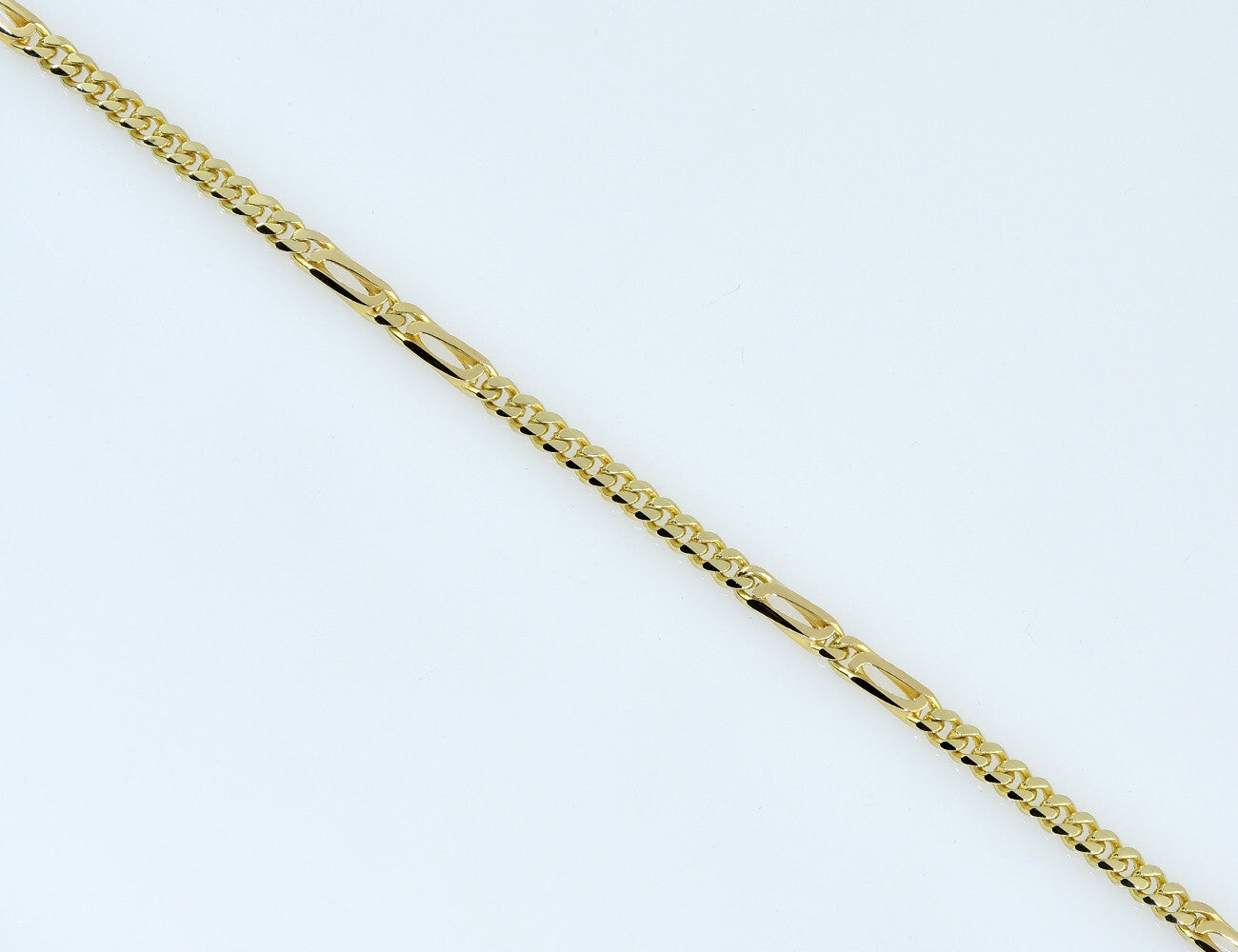 Figarokette 54 cm 585/000 14 K Gelbgold