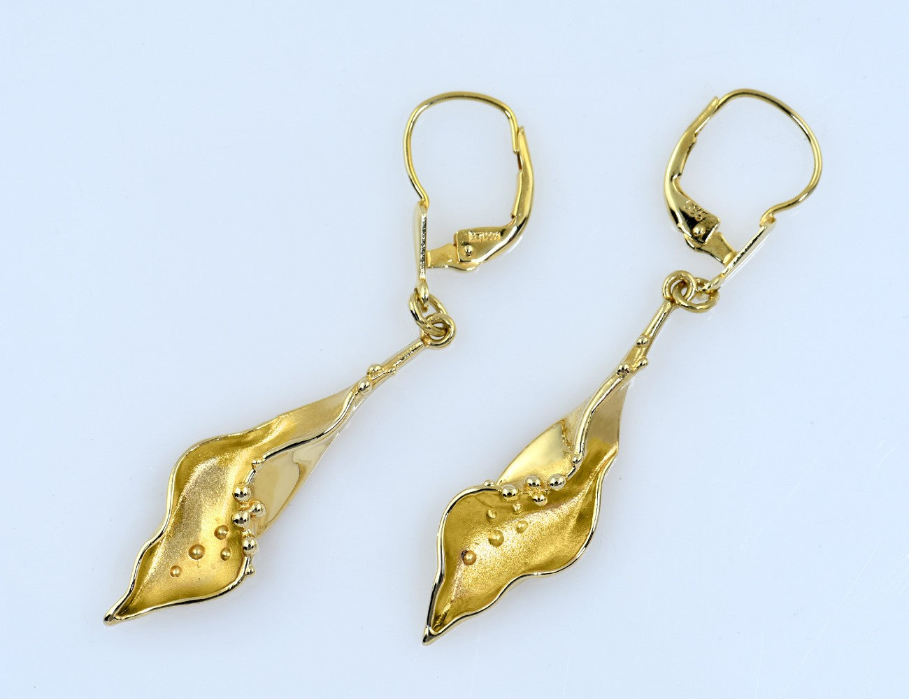 Ohrringe Hänger 585/000 14 K Gelbgold Ohrstecker