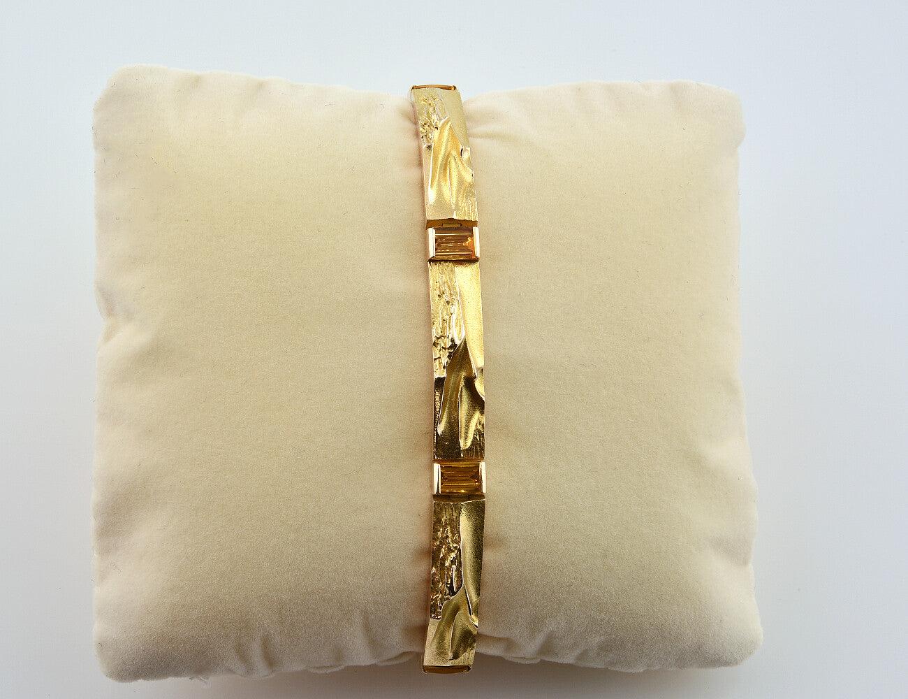 Lapponia Armband Citrin 585/000 14 K Gelbgold, 18 cm lang