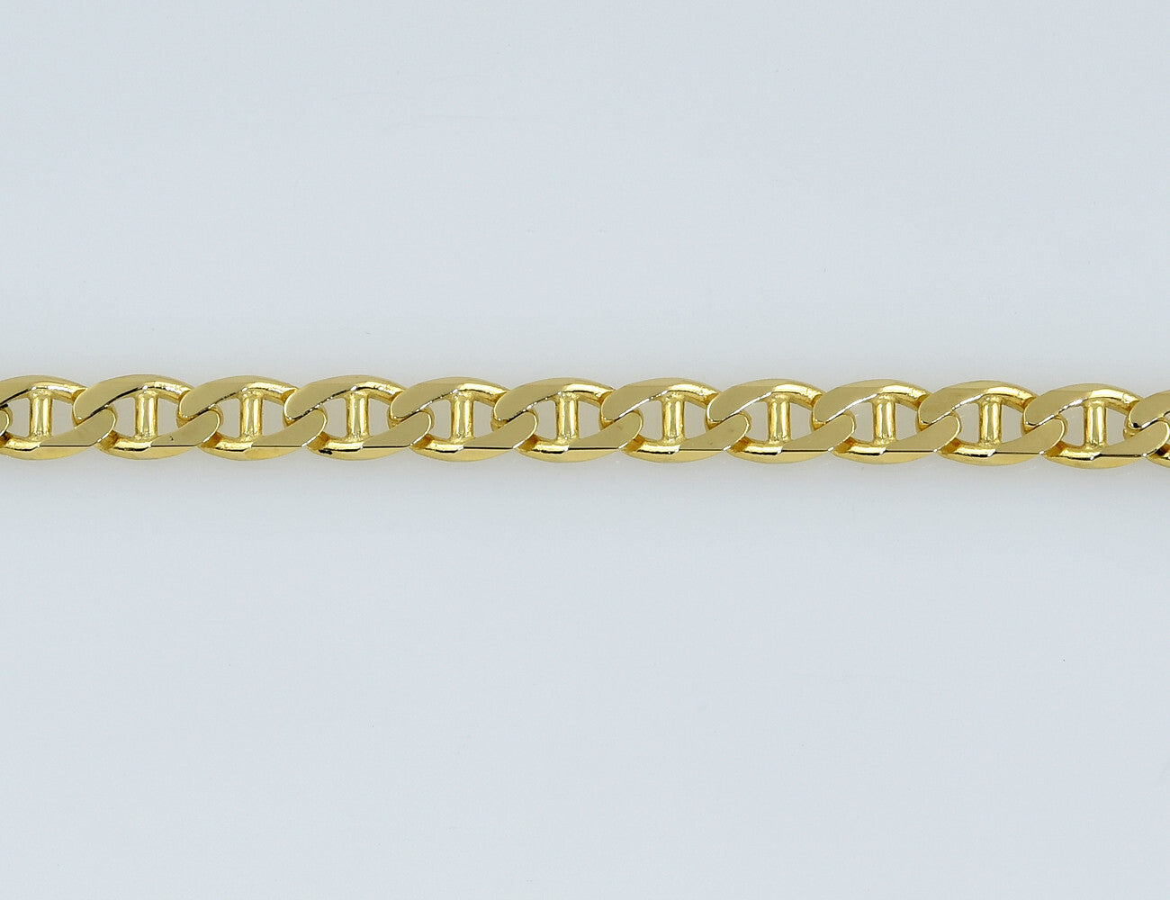 Stegpanzerkette 56 cm 585/000 14 K Gelbgold