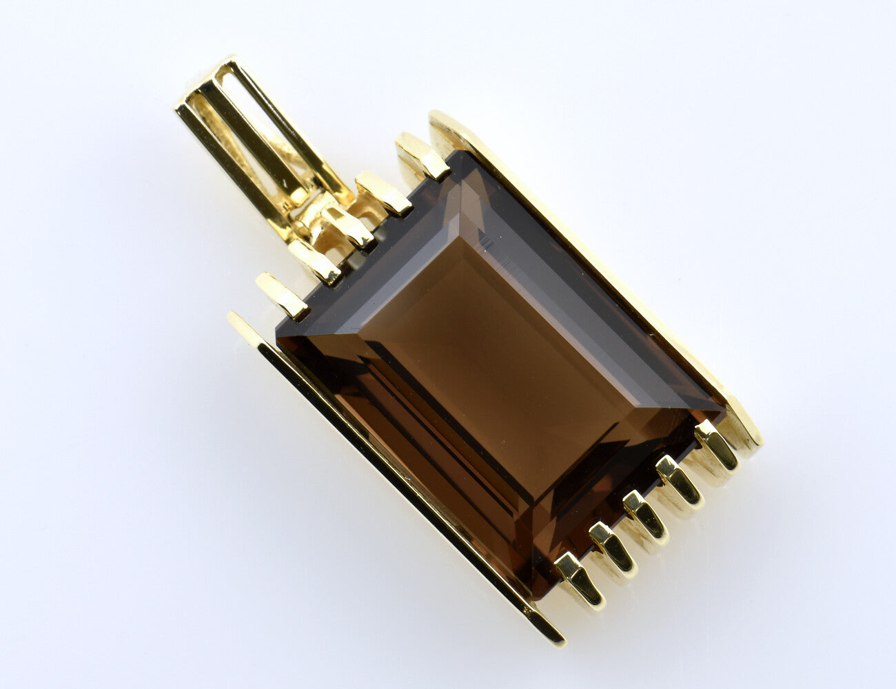 Anhänger Rauchquarz 585/000 14 K Gelbgold