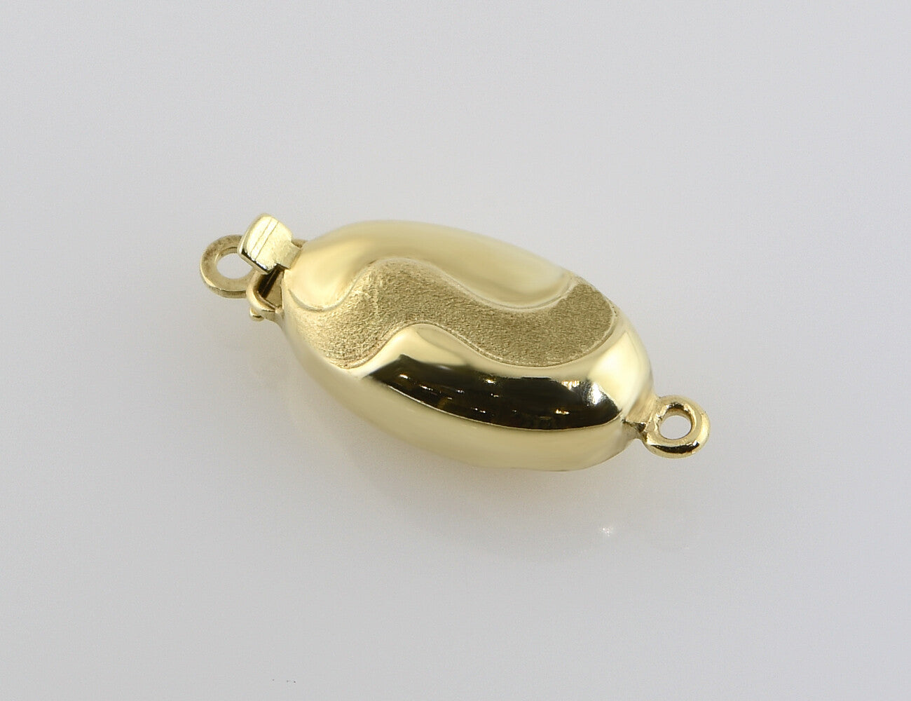 Perlenkettenschloß 585/000 14 K Gelbgold