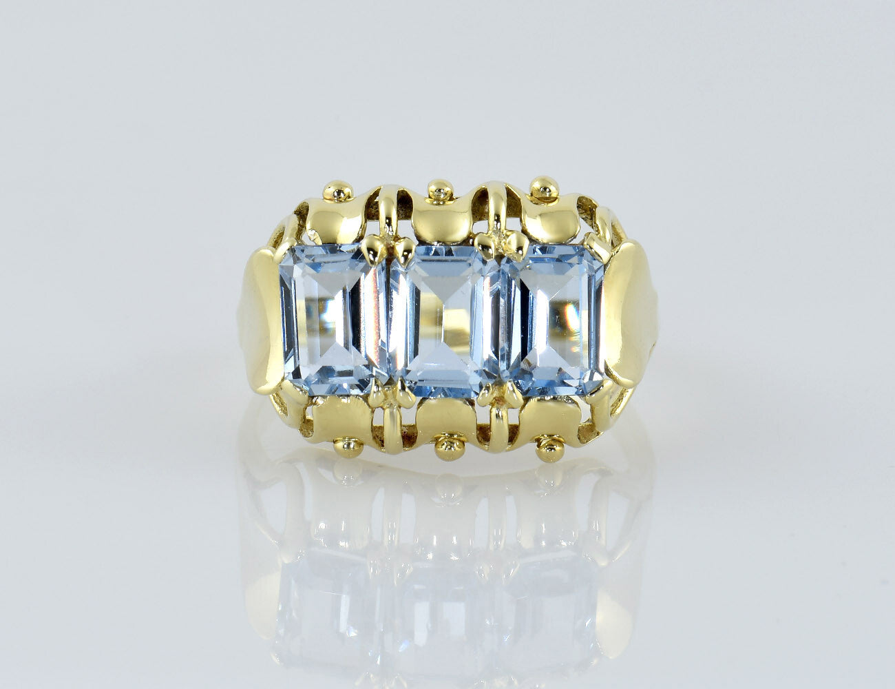 Topas Ring 585/000 14 K Gelbgold
