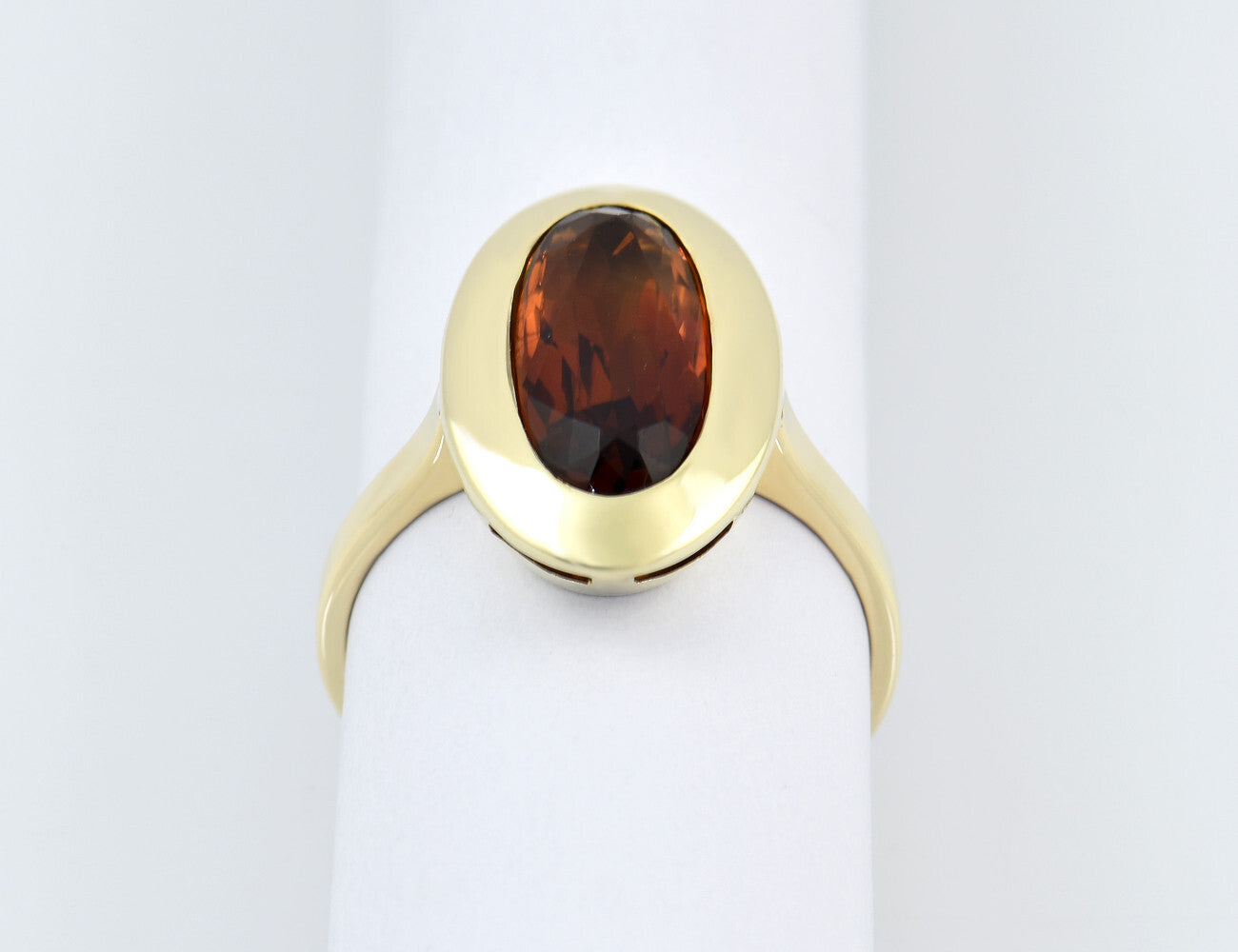 Ring Citrin 585/000 14 K Gelbgold