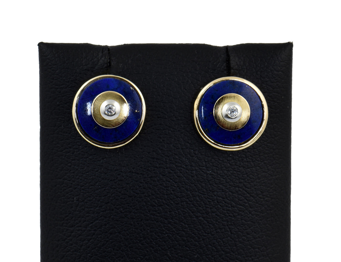 Ohrstecker  Lapislazuli 585/000 14 K Gelbgold Zirkonia
