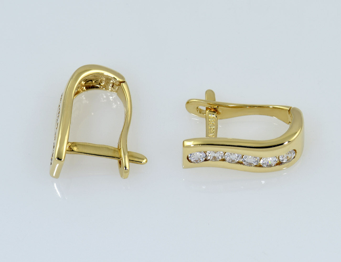 Ohrstecker 585/000 14 K Gelbgold Zirkonia