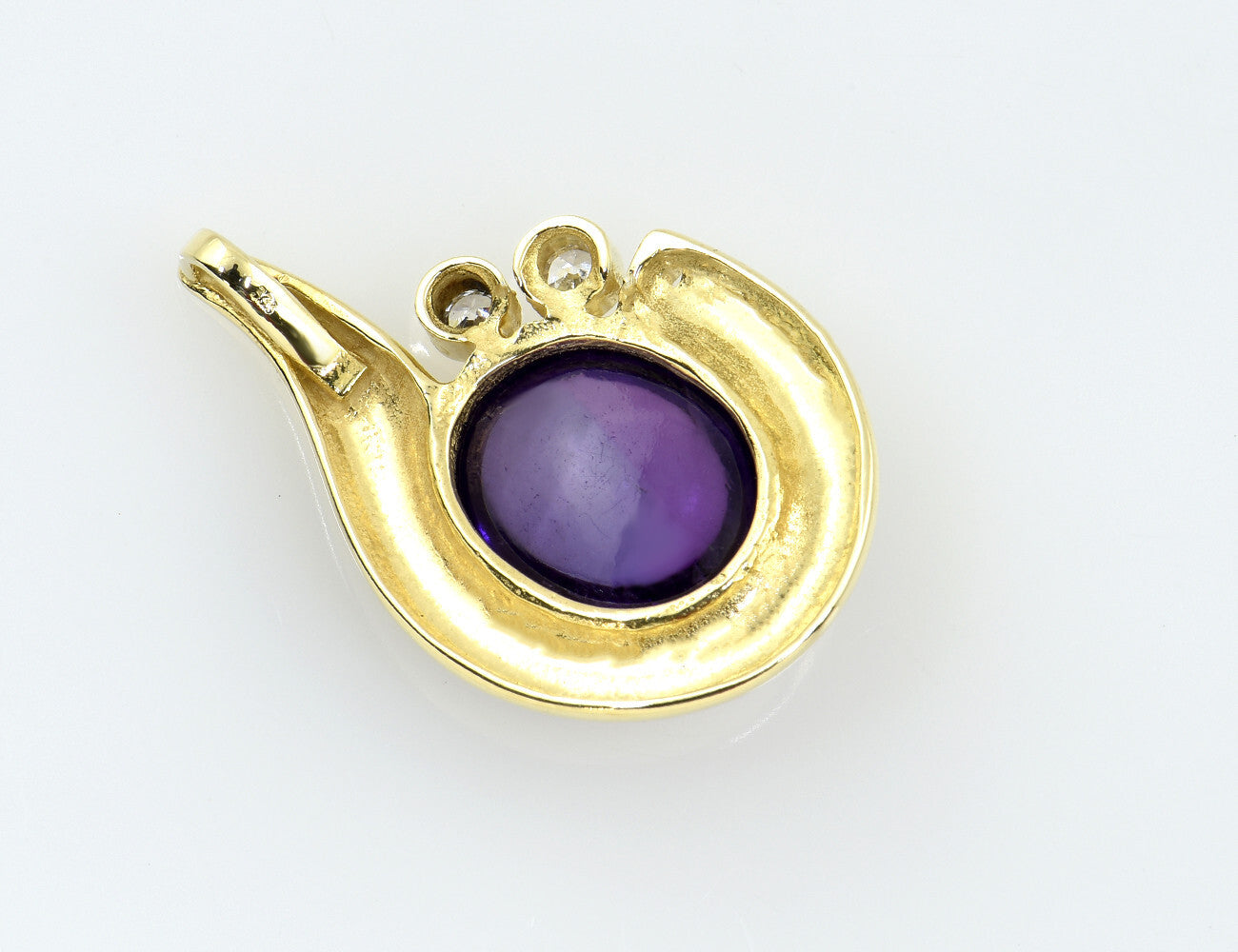 Anhänger Amethyst 333/000 8 K Gelbgold Zirkonia