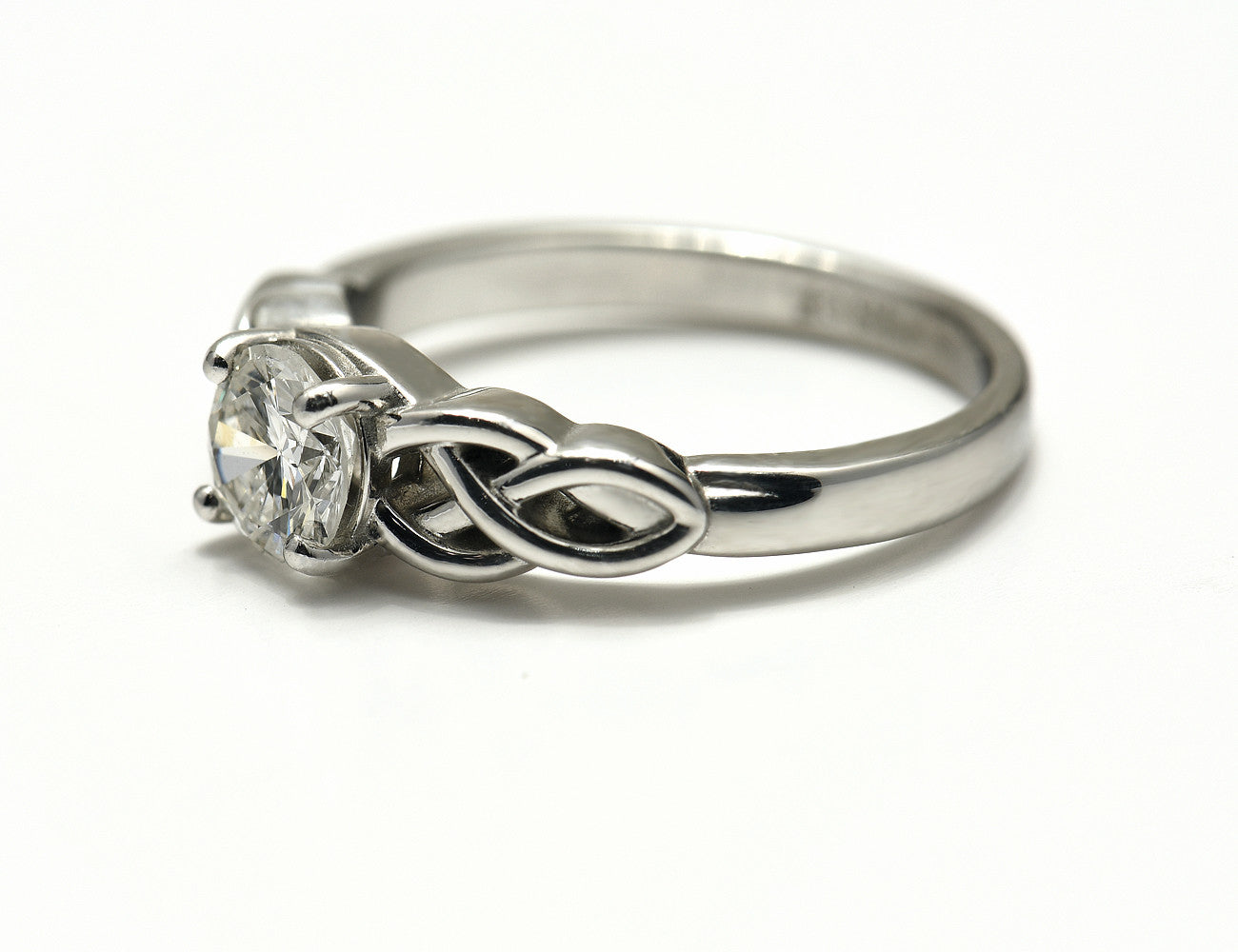 Diamant Ring Solitär 750 18 K Weißgold Brillant 0,70 ct