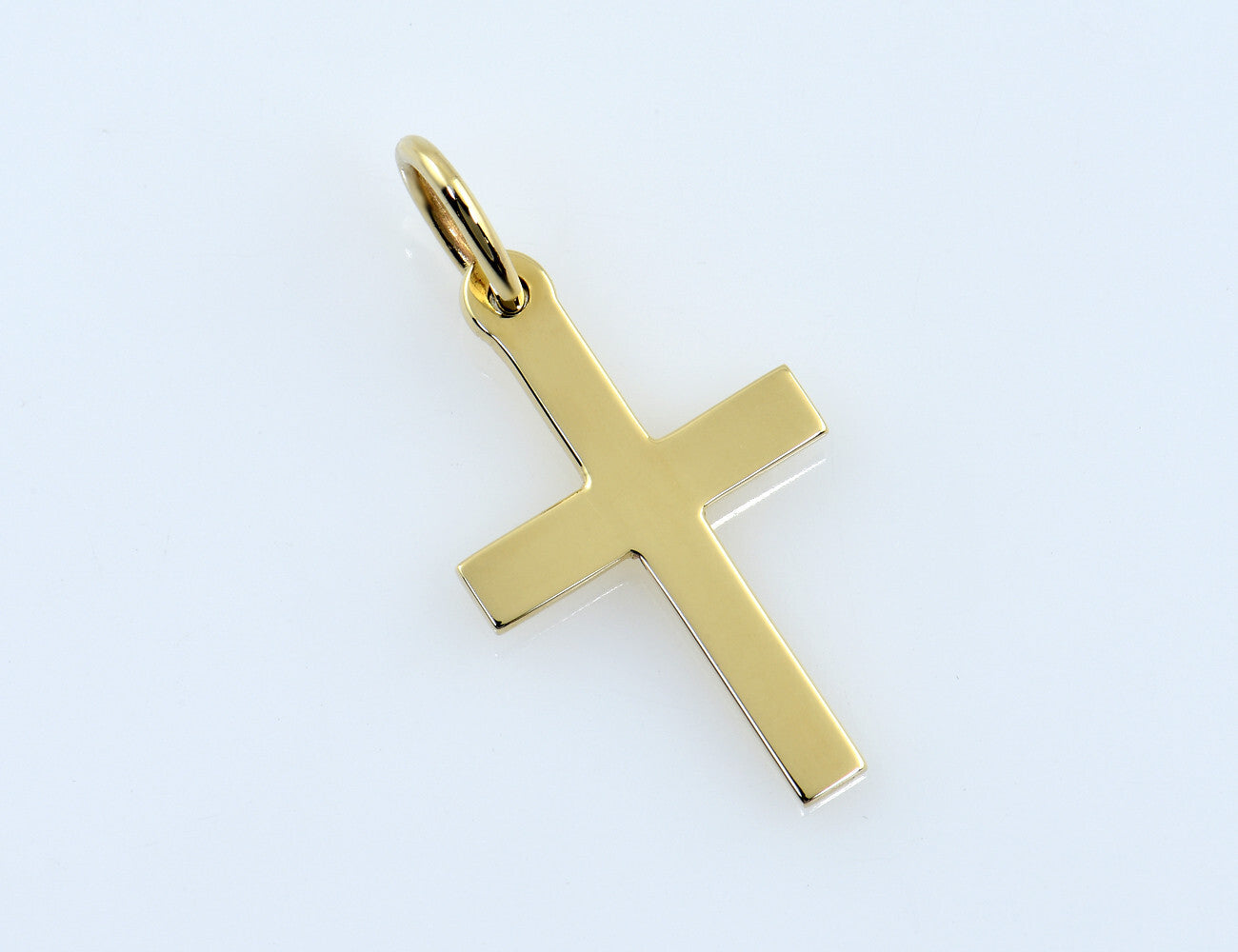 Anhänger Kreuz 585/000 14 K Gelbgold