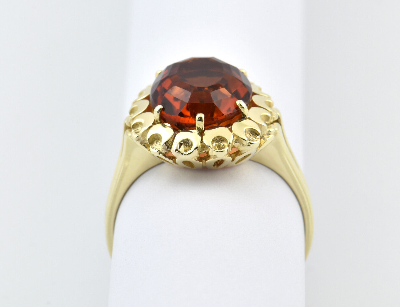Ring Citrin 585/000 14 K Gelbgold