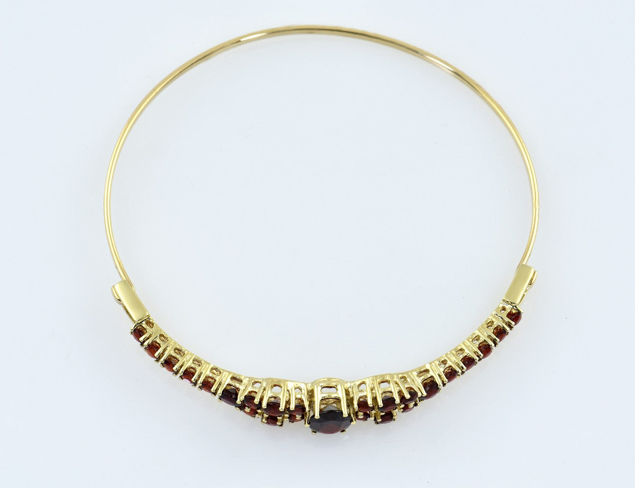 Armreif Granat 333/000 8 K Gelbgold