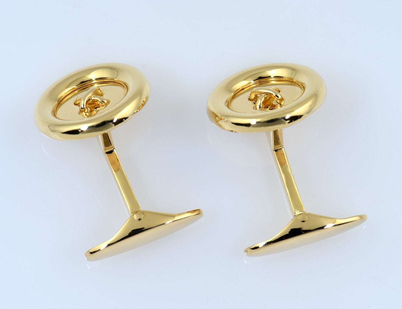 Wempe Manschettenknöpfe 750/000 18 K Gelbgold