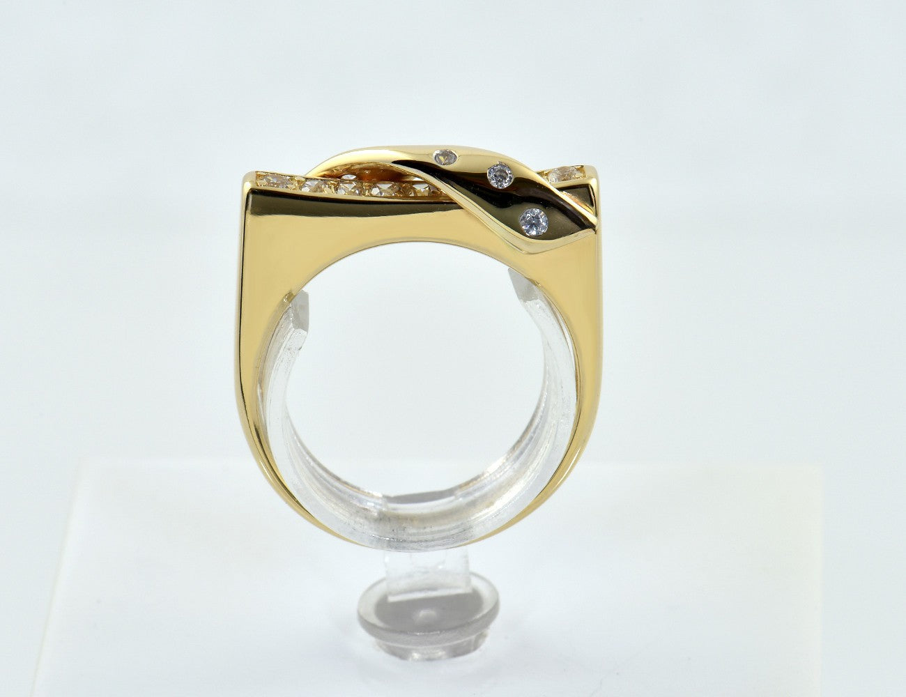 Ring 585/000 14 K Gelbgold Zirkonia