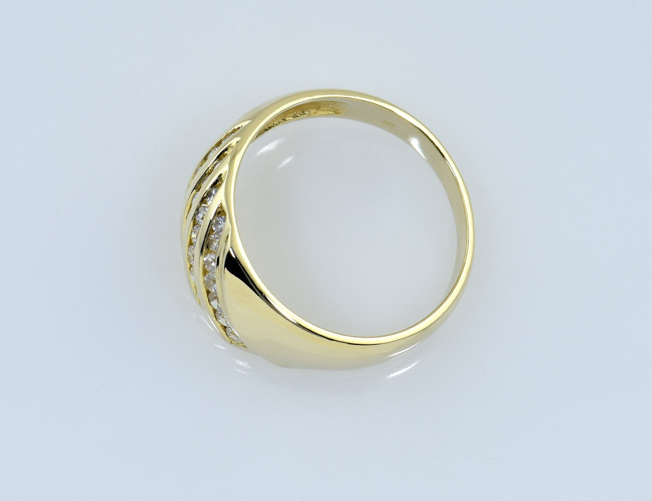Ring 333/000 8 K Gelbgold Zirkonia