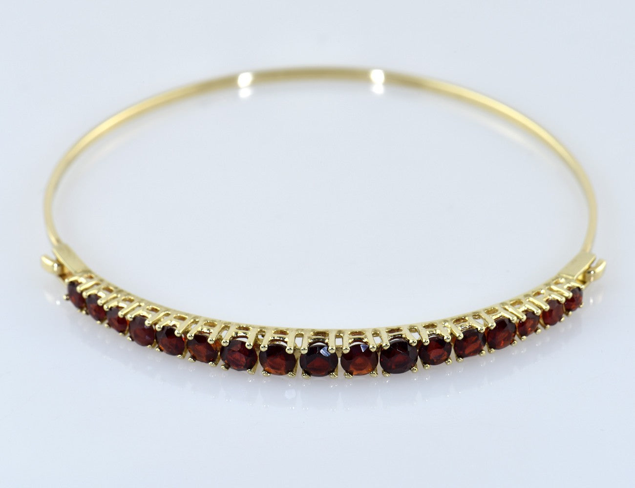 Armreif Granat 333/000 8 K Gelbgold