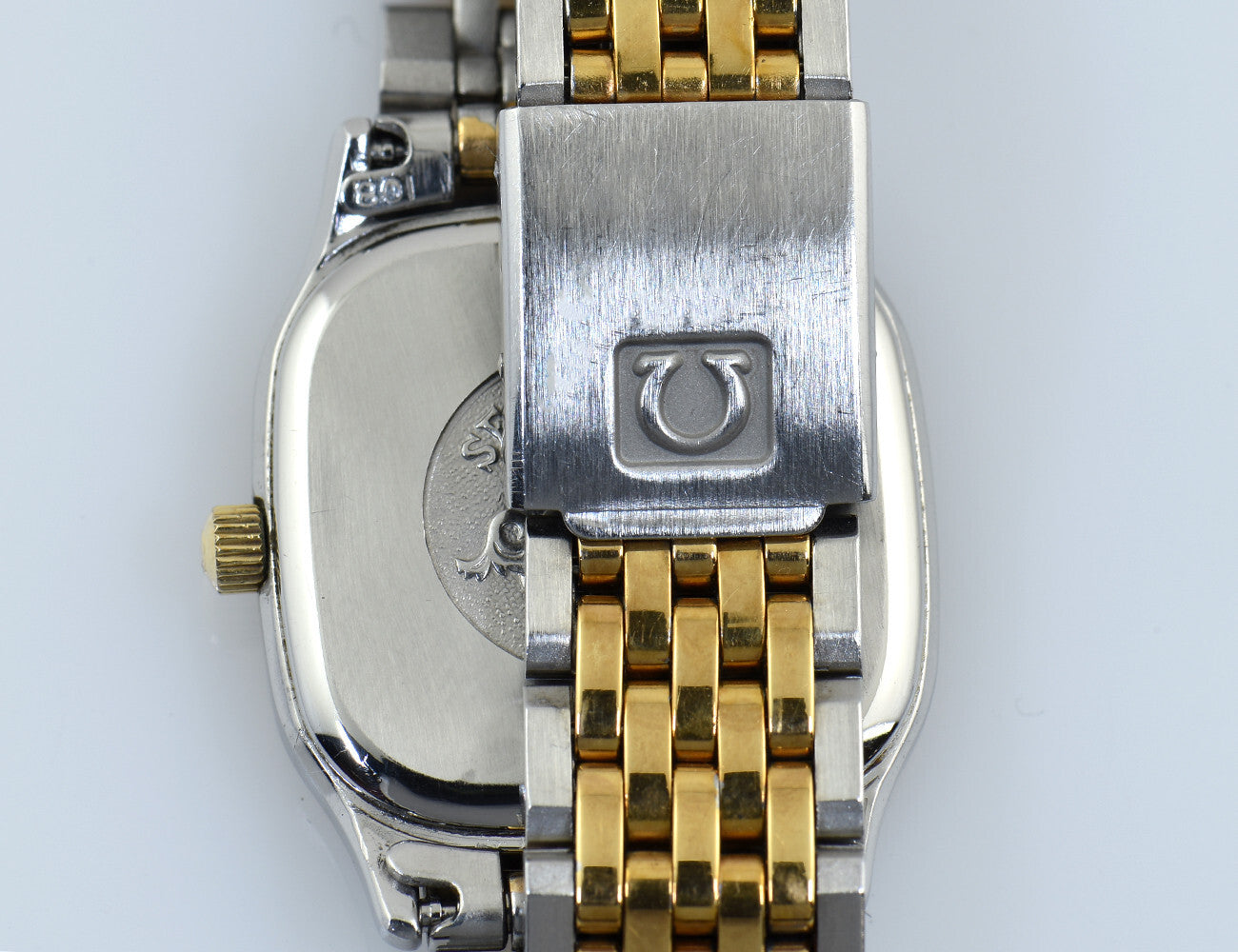 OMEGA Seamaster Damen Quarzuhr Stahl / Gold