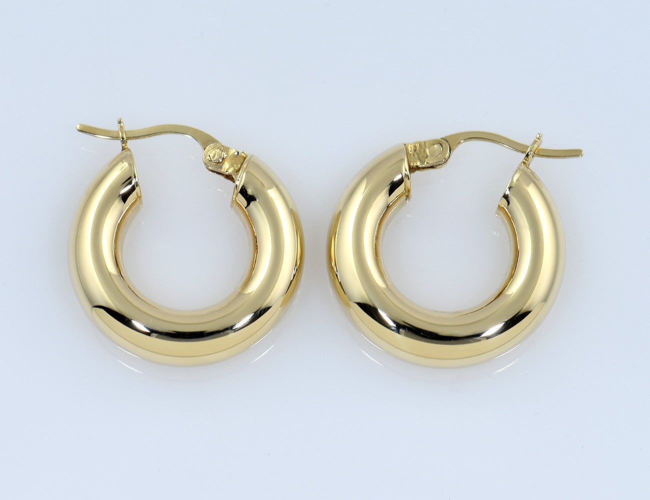 Creolen 585/000 14 K Gelbgold Ohrringe