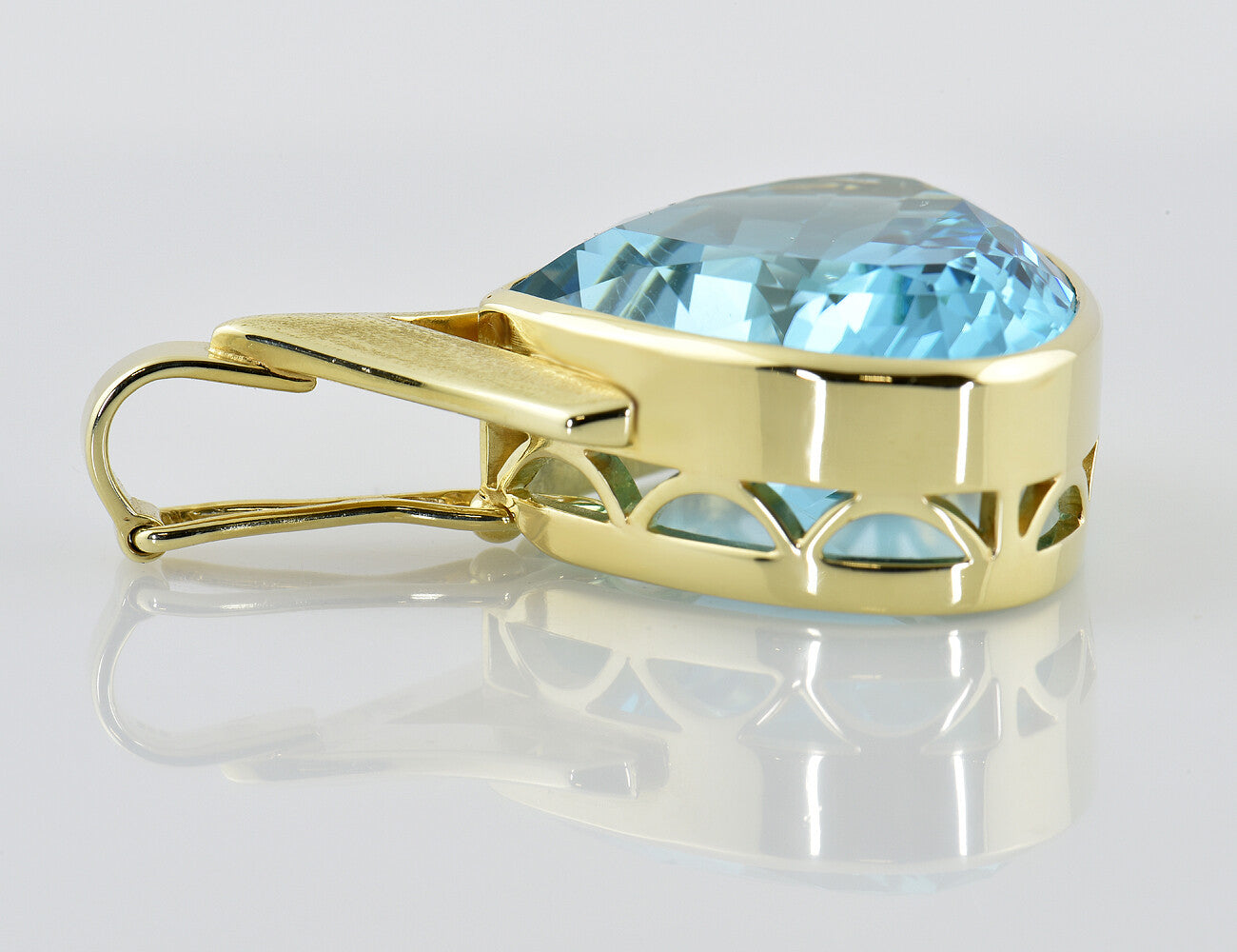 Anhänger Topas 585/000 14 K Gelbgold
