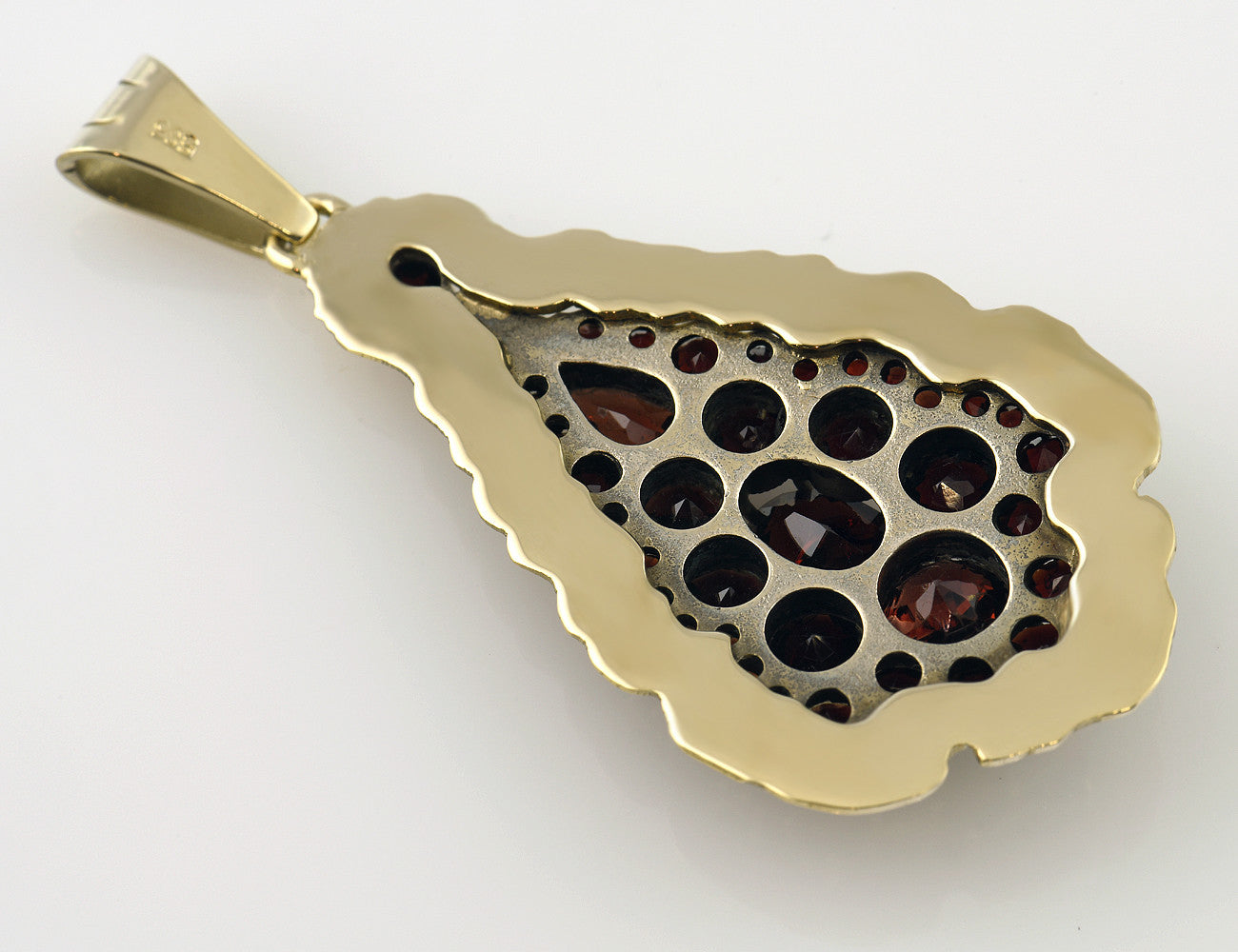 Anhänger Granat 585/000 14 K Gelbgold