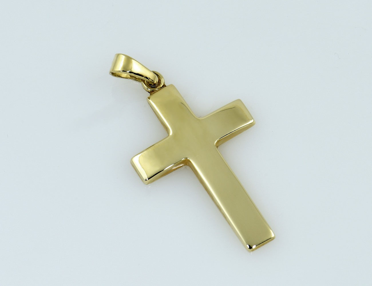 Anhänger Kreuz 585/000 14 K Gelbgold