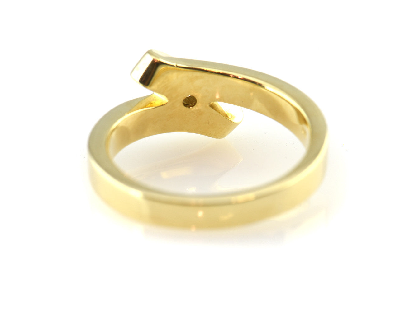Diamant Ring 585 14 K Gelbgold Brillant 0,15 ct