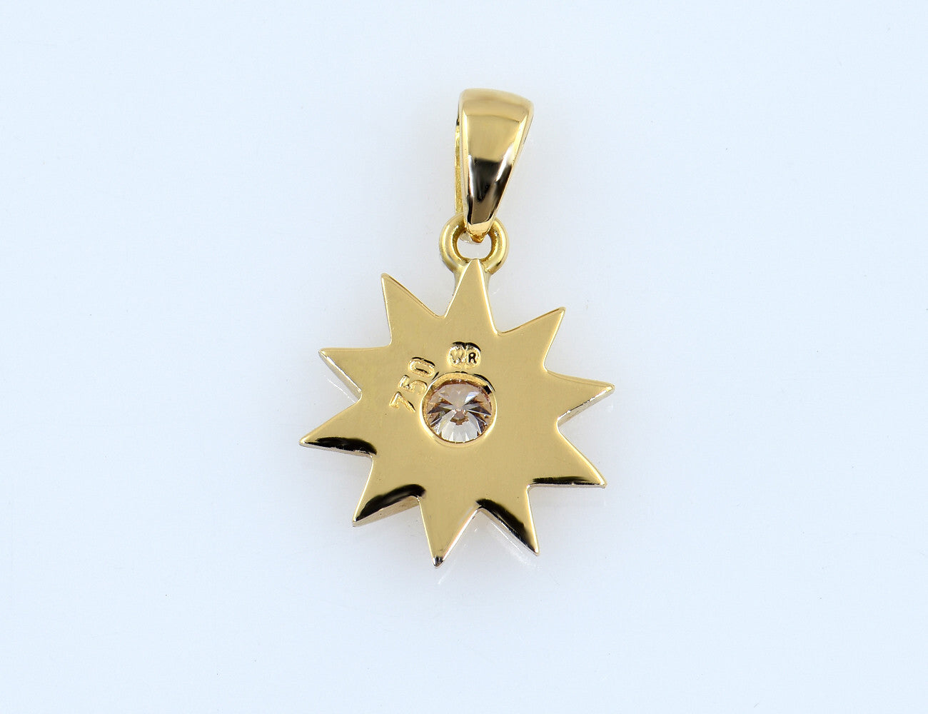 Anhänger "Elisabeth's Sterne"  750/000 18 K Gelbgold 1 Brillant 0,10 ct