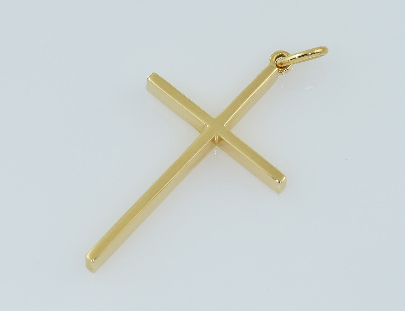 Anhänger Kreuz 585/000 14 K Gelbgold