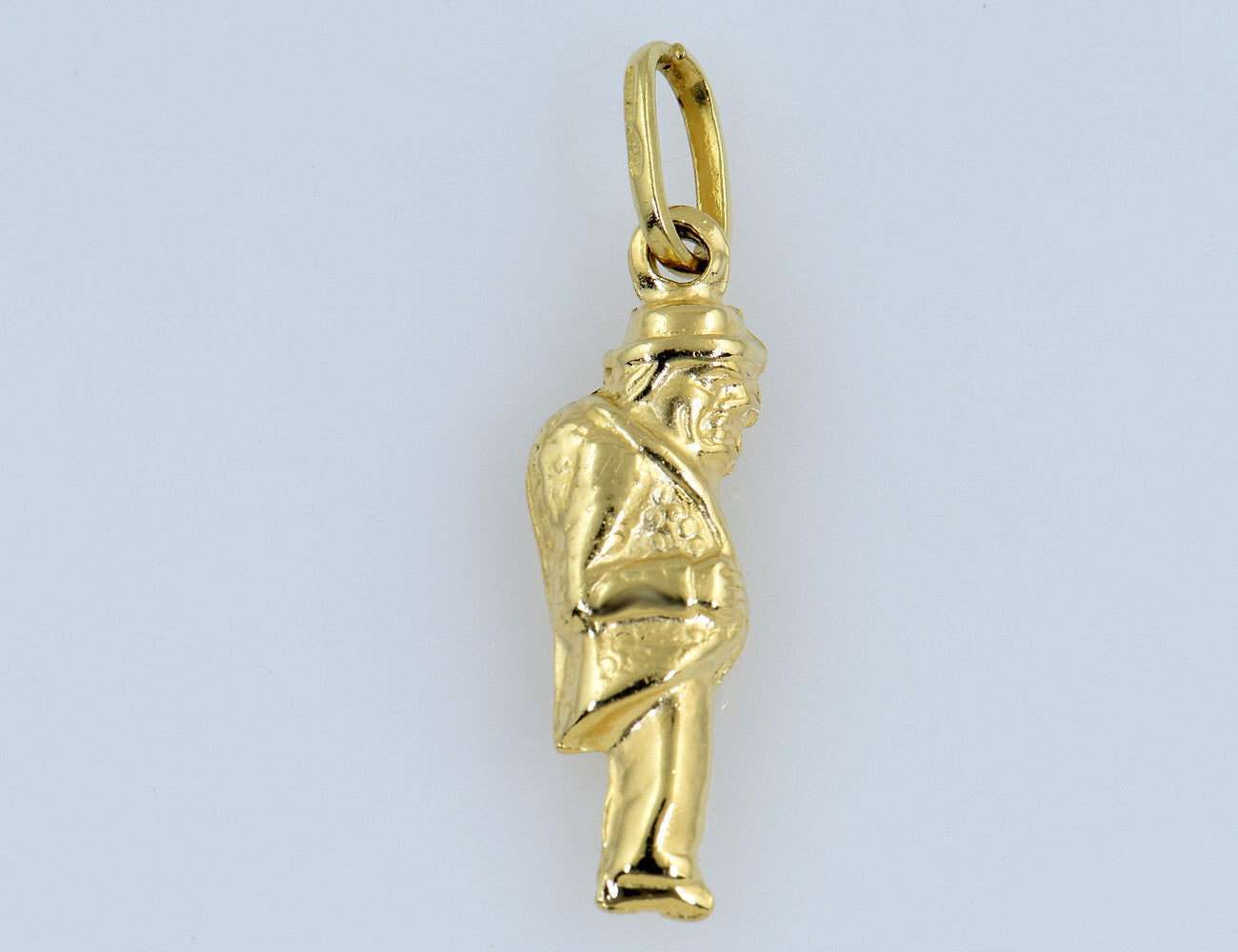 Anhänger Glücksbringer Gobbo Anhänger 750/000 18 K Gelbgold