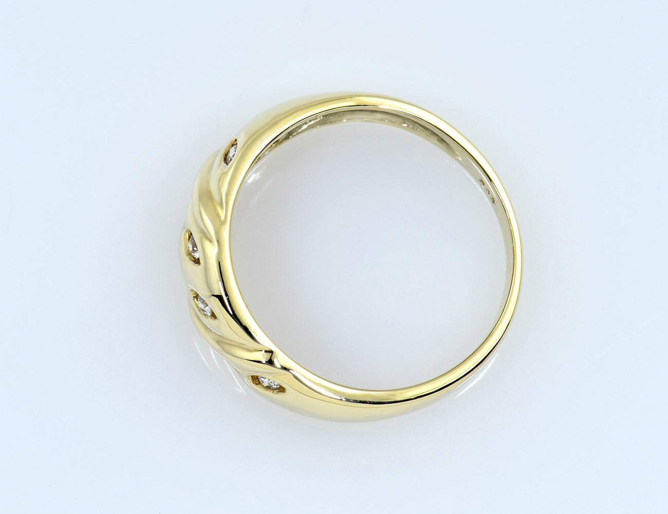 Ring 333/000 8 K Gelbgold Zirkonia