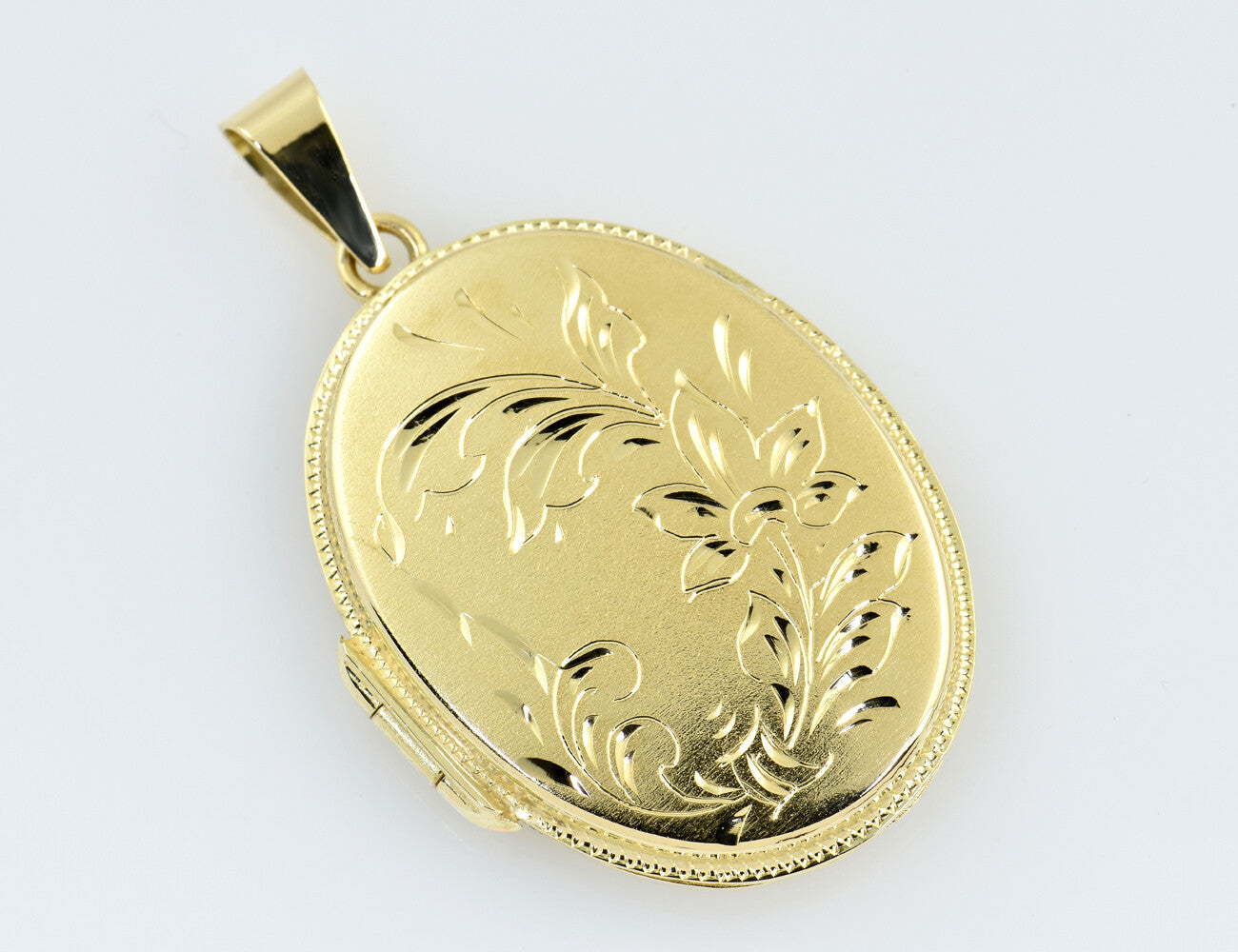 Anhänger Medaillon 585/000 14 K Gelbgold