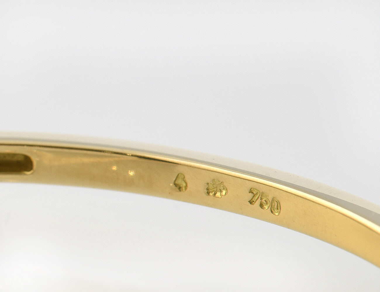Armreif 750 18 K Gelbgold 47 Brillanten zus. 1,00 ct