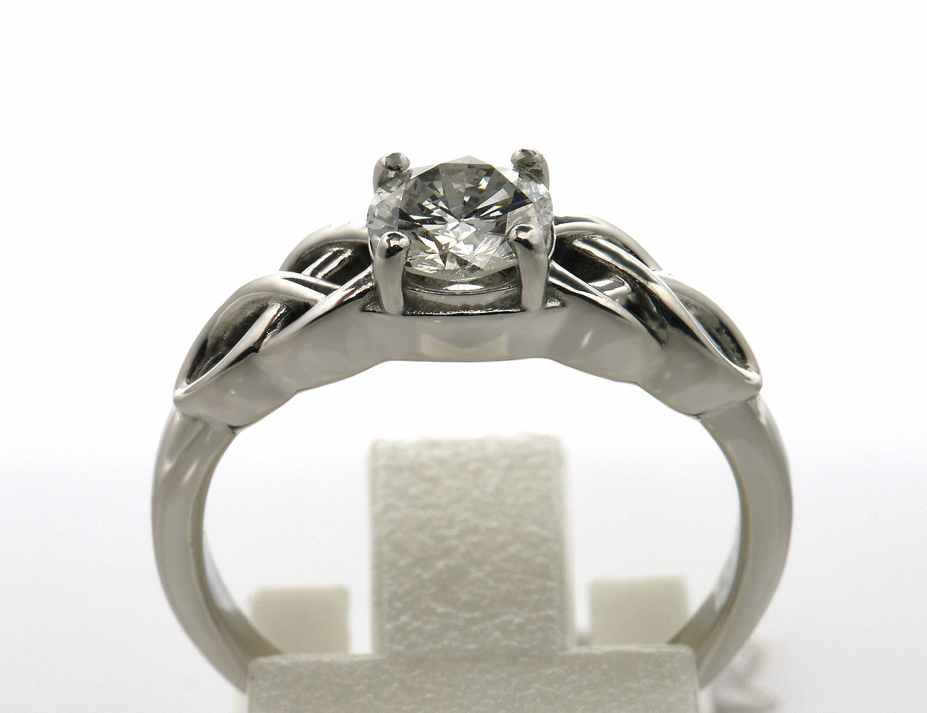 Diamant Ring Solitär 750 18 K Weißgold Brillant 0,70 ct