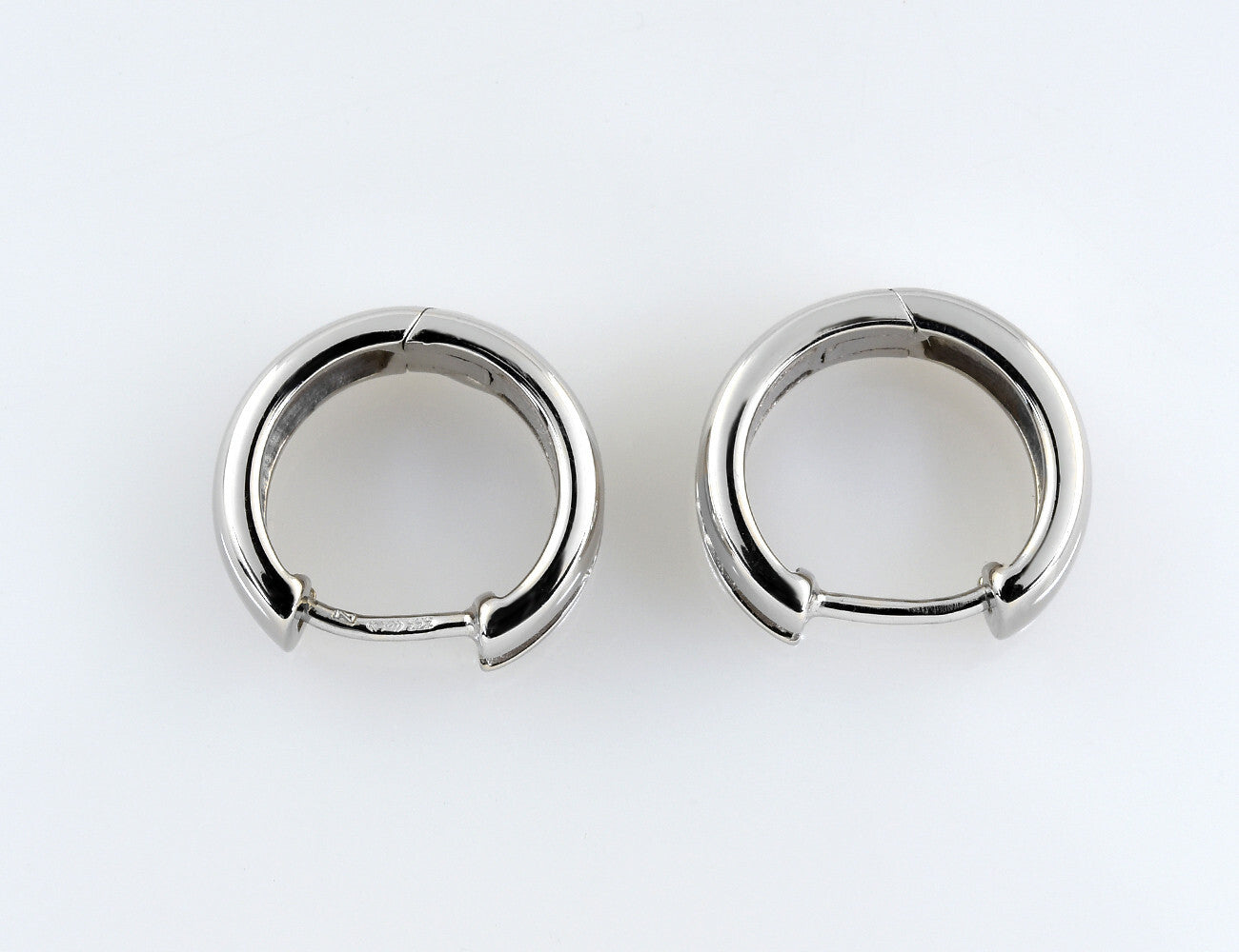 Creolen 333/000 8 K Weißgold Zirkonia