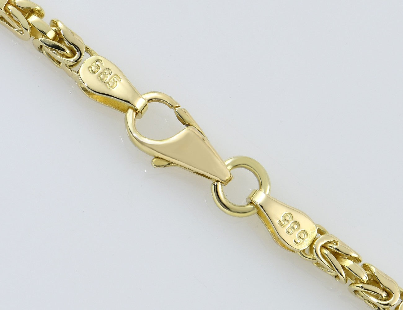 Königskette 585/000 14 K Gelbgold Länge 58 cm