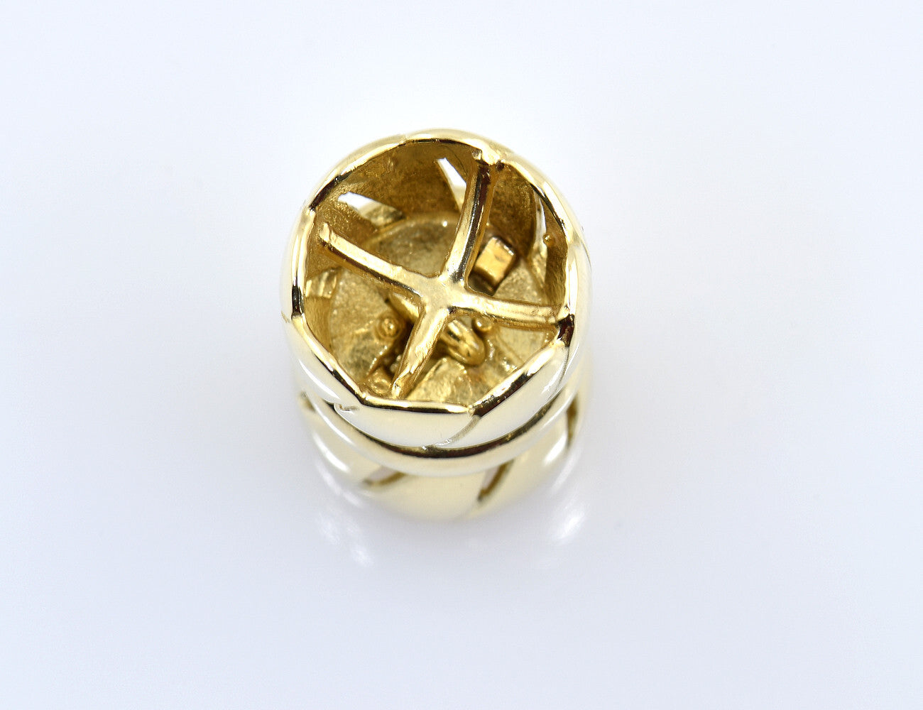 Perlenkettenschloß 585/000 14 K Gelbgold