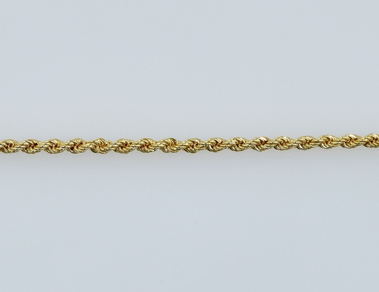 Kette Saphir 750/000 18 K Gelbgold 3 Brillanten zus. 0,06 ct 39 cm lang
