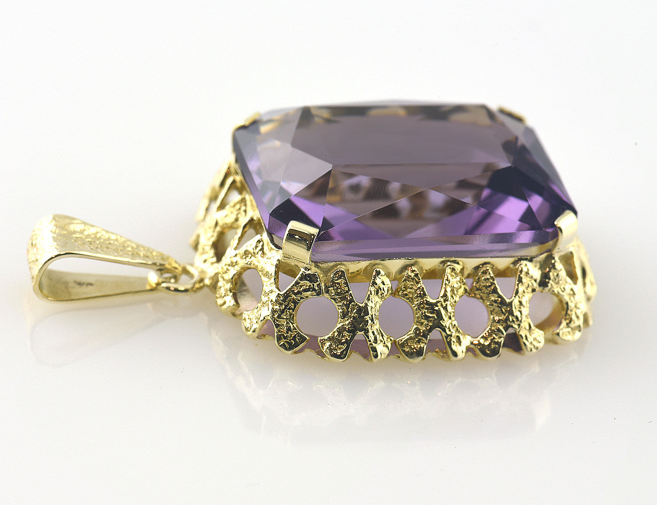 Anhänger Amethyst 585 14 K Gelbgold